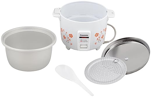 Panasonic SR-WA10H(E) 1 Liter Rice Cooker, White Panasonic SR-WA10H(E) 1 Liter Rice Cooker, White